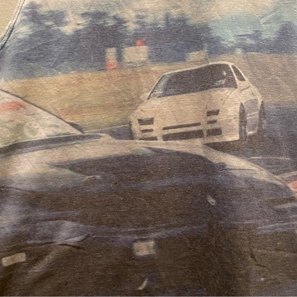 HARDTUNED HARD TUNED RX7 Graphic Racer Tank Top Large L NEW - Picture 2 of 3